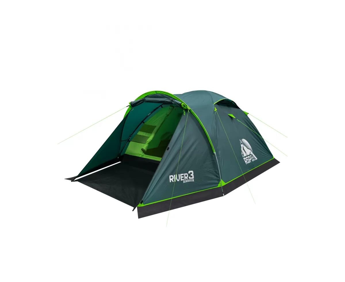 Туристическая палатка RSP River 3 (зеленая) - фото