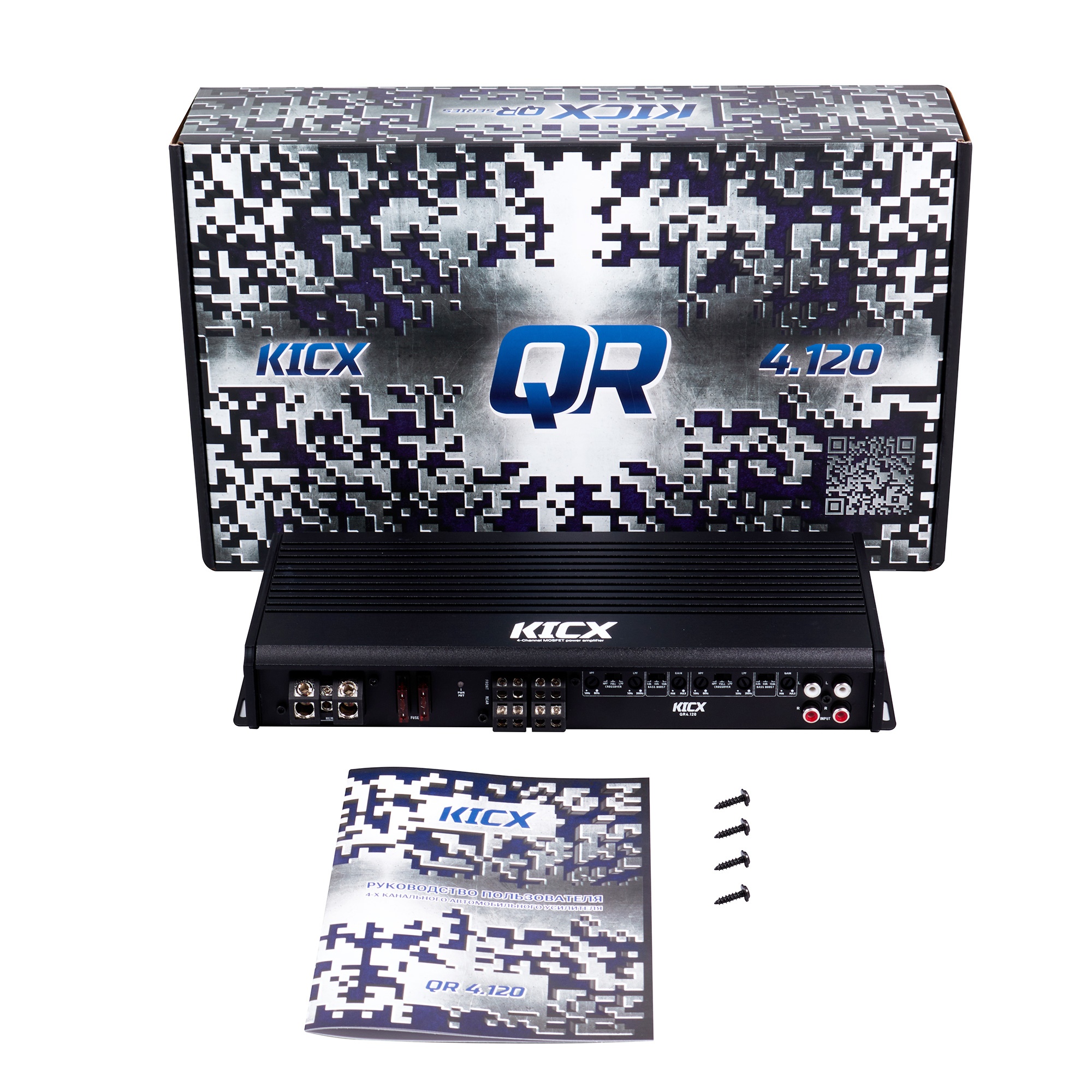 Автомобильный усилитель KICX QR 4.120 - фото6