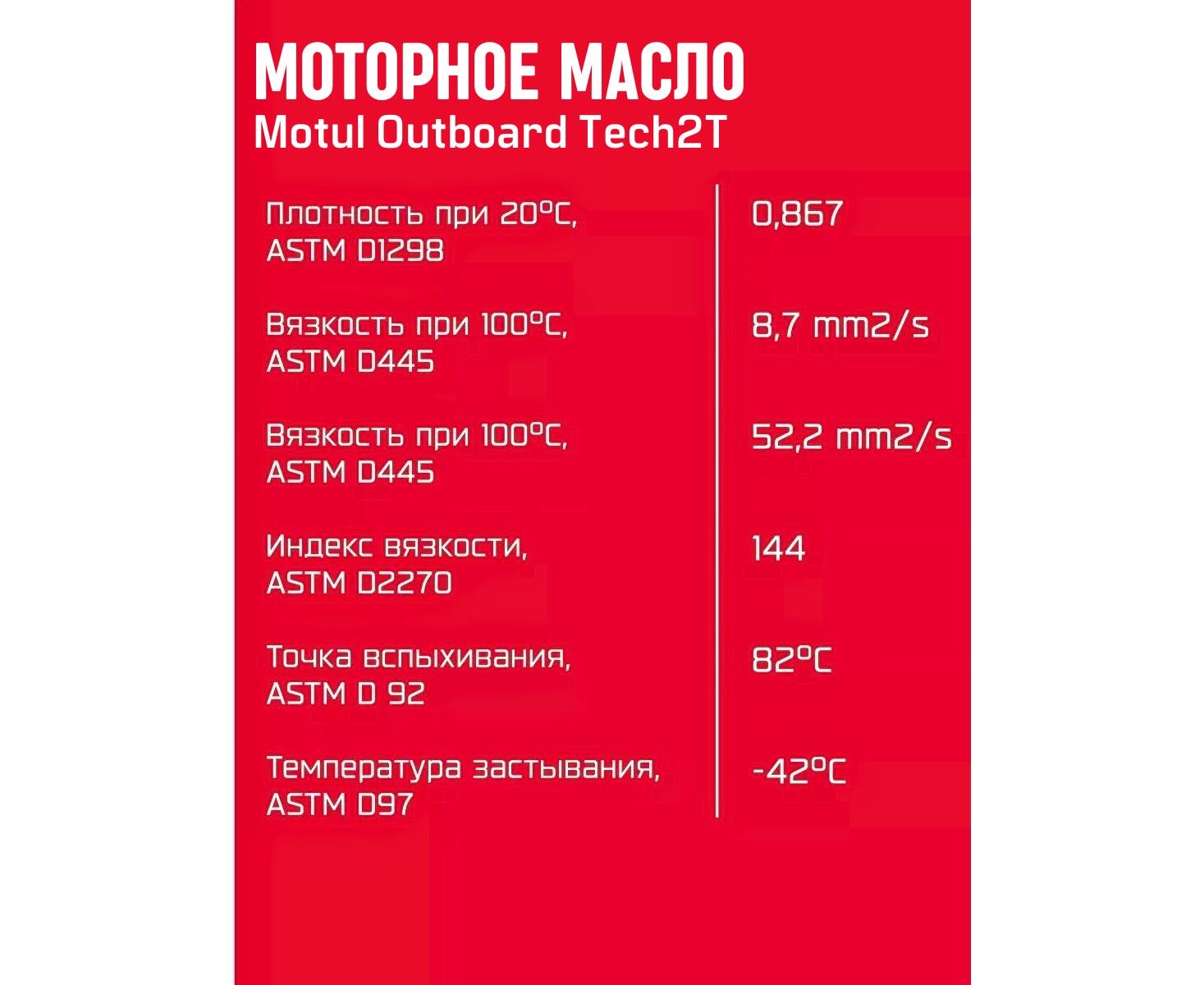 Комплект масел Motul для лодочных моторов Trans 350+2TTECH (моторное полусинтетическое и трансмиссионное масло) - фото4