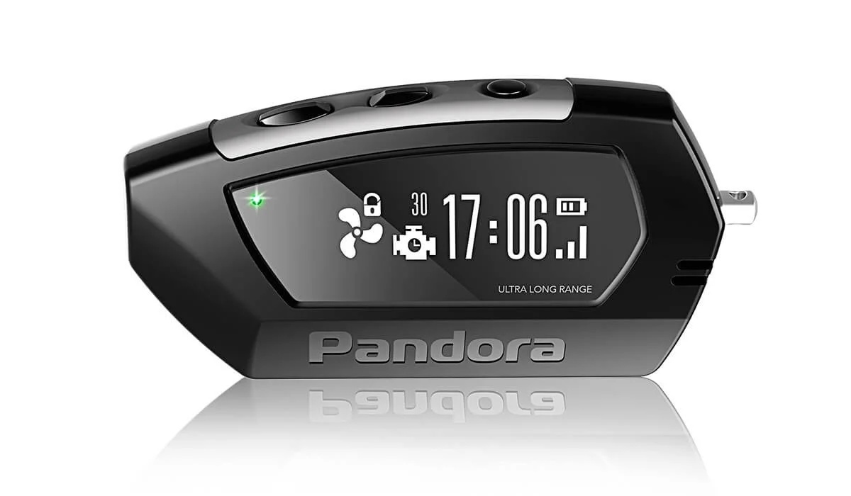 Брелок Pandora LCD D010 black - фото