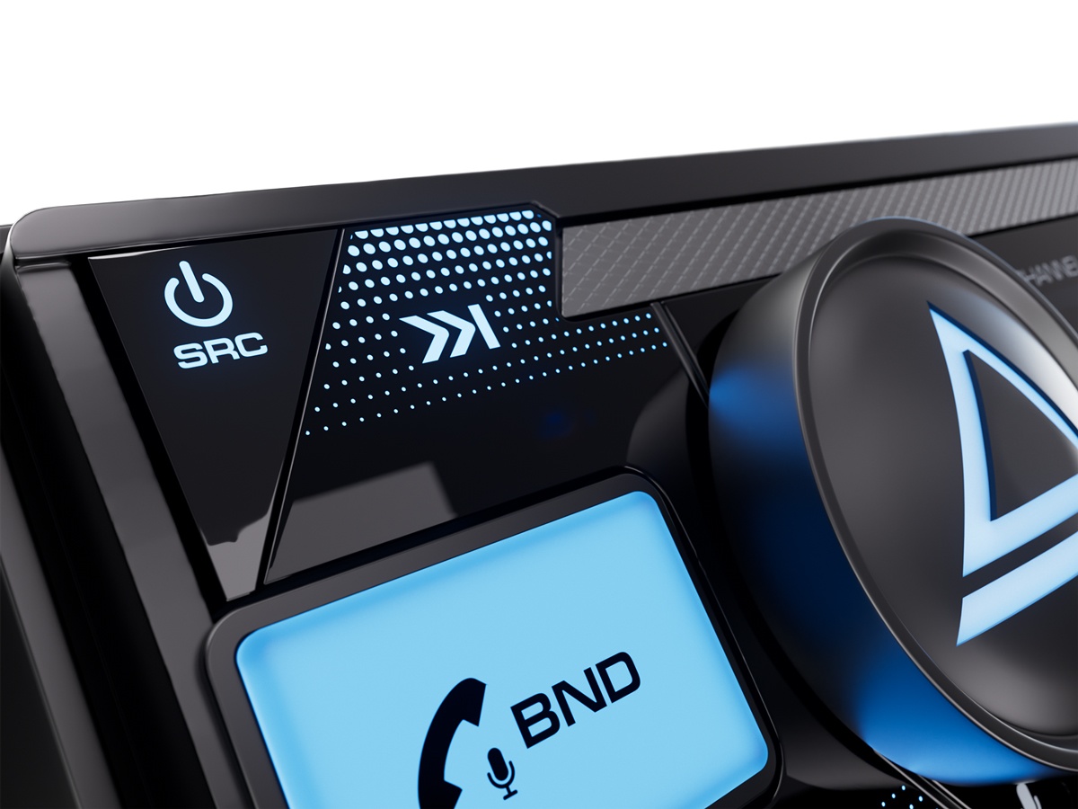 Автомобильный USB/Bluetooth процессорный ресивер AURA STORM-866DSP - фото5