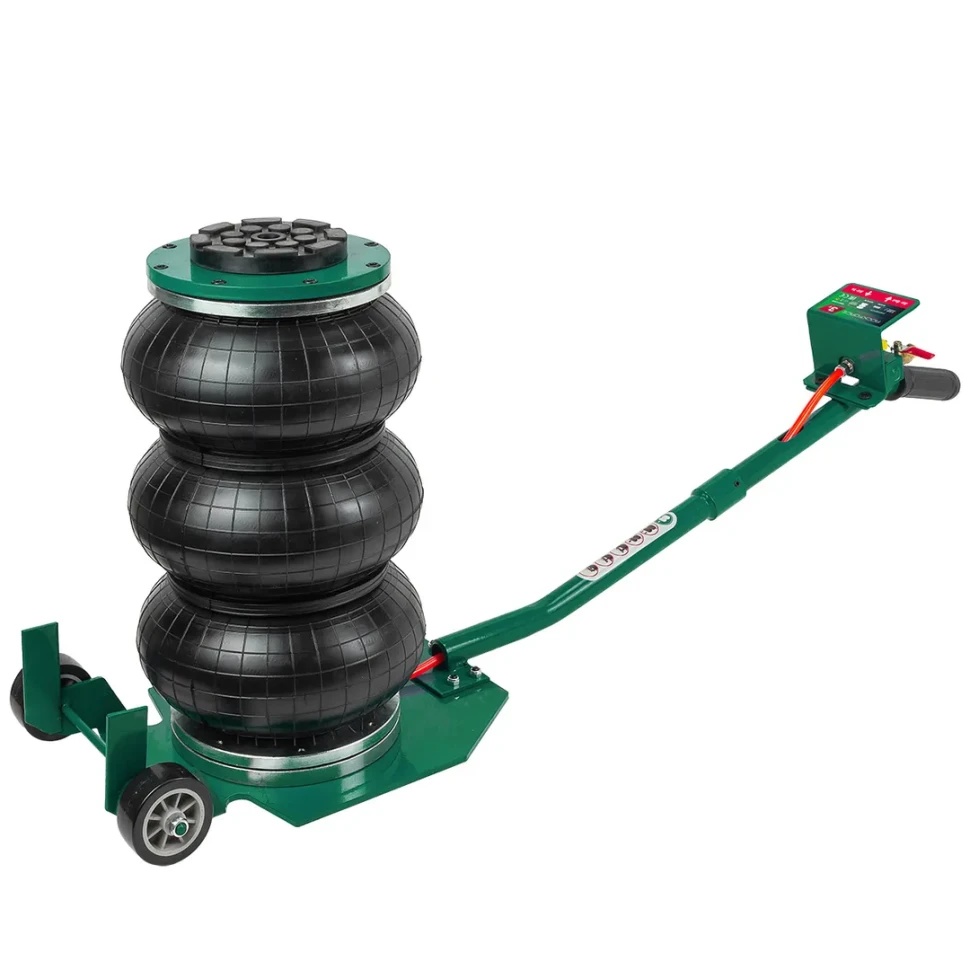 Домкрат подкатной пневматический 3т (h min-145мм,h max-400мм,O-255мм) RockFORCE RF-TRA1723 - фото