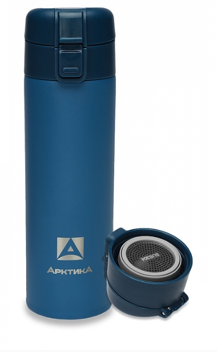 Термос на 0.47 литра с ситечком Арктика 703-470C Сититерм (нордик) - фото