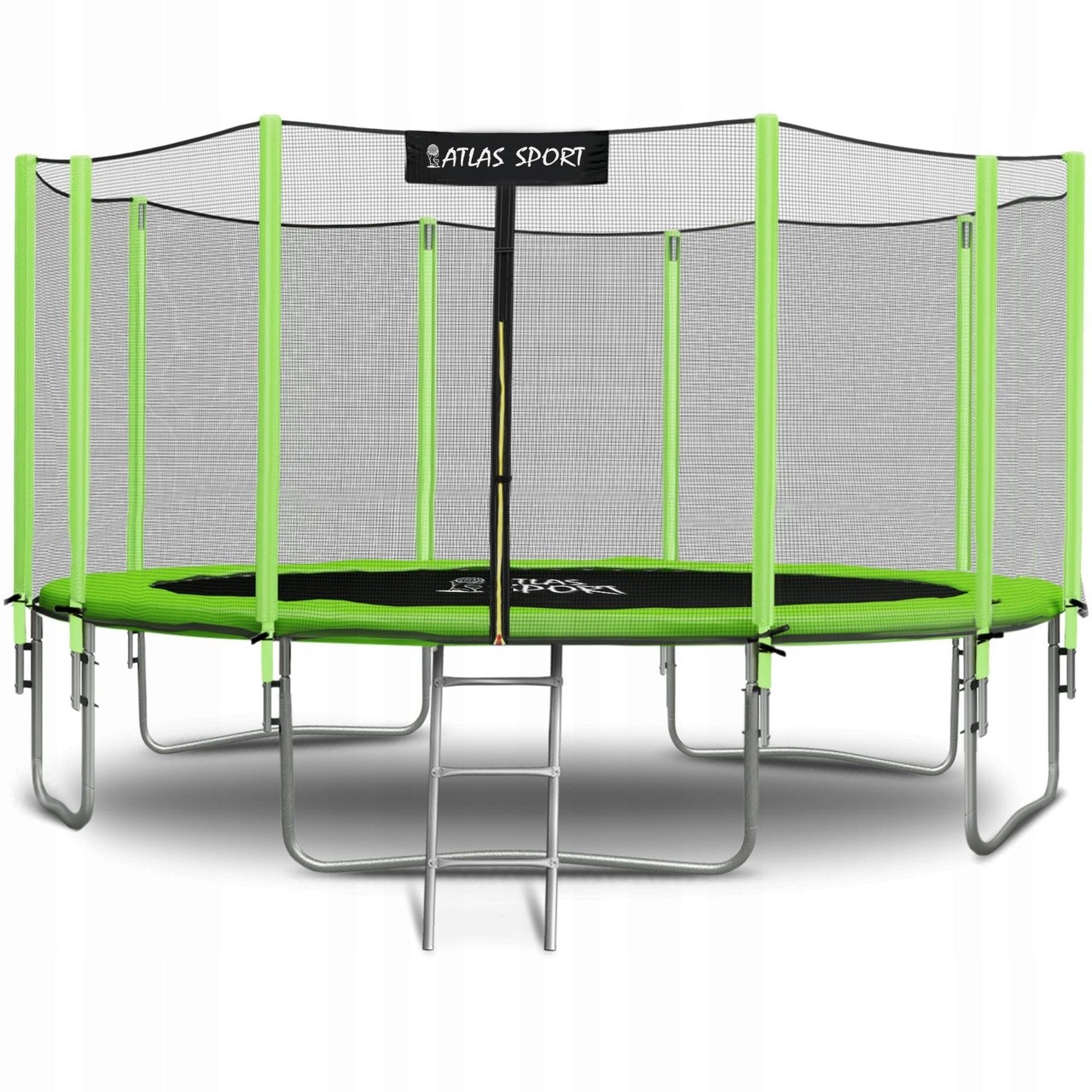 Батут Atlas Sport 465 см (15ft) Basic GREEN - фото