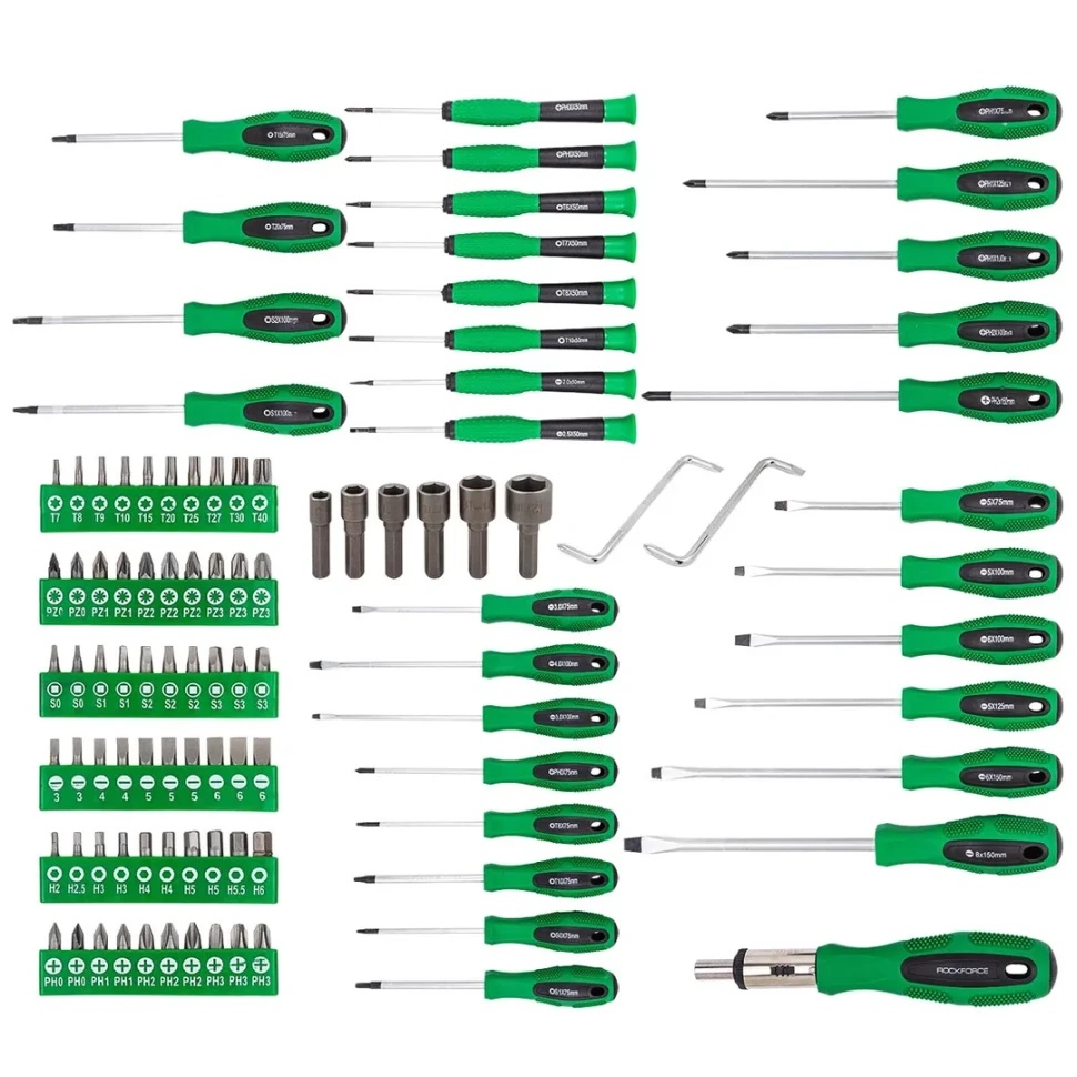 Набор отверток и бит 100 пр. RockFORCE RF-10100 - фото2