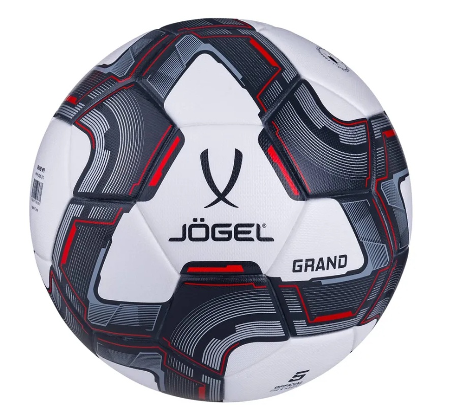Мяч футбольный Jogel Grand №5 (белый) - фото