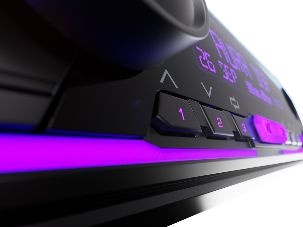 Автомобильный USB/Bluetooth процессорный ресивер AURA STORM-868DSP - фото4