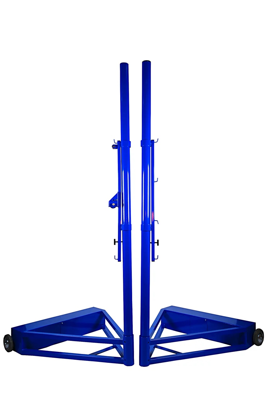 Стойки волейбольные мобильные на колёсах - фото