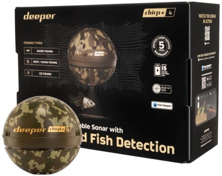 Эхолот на основе искуственного интеллекта Deeper CHIRP+4 Smart Sonar - фото4