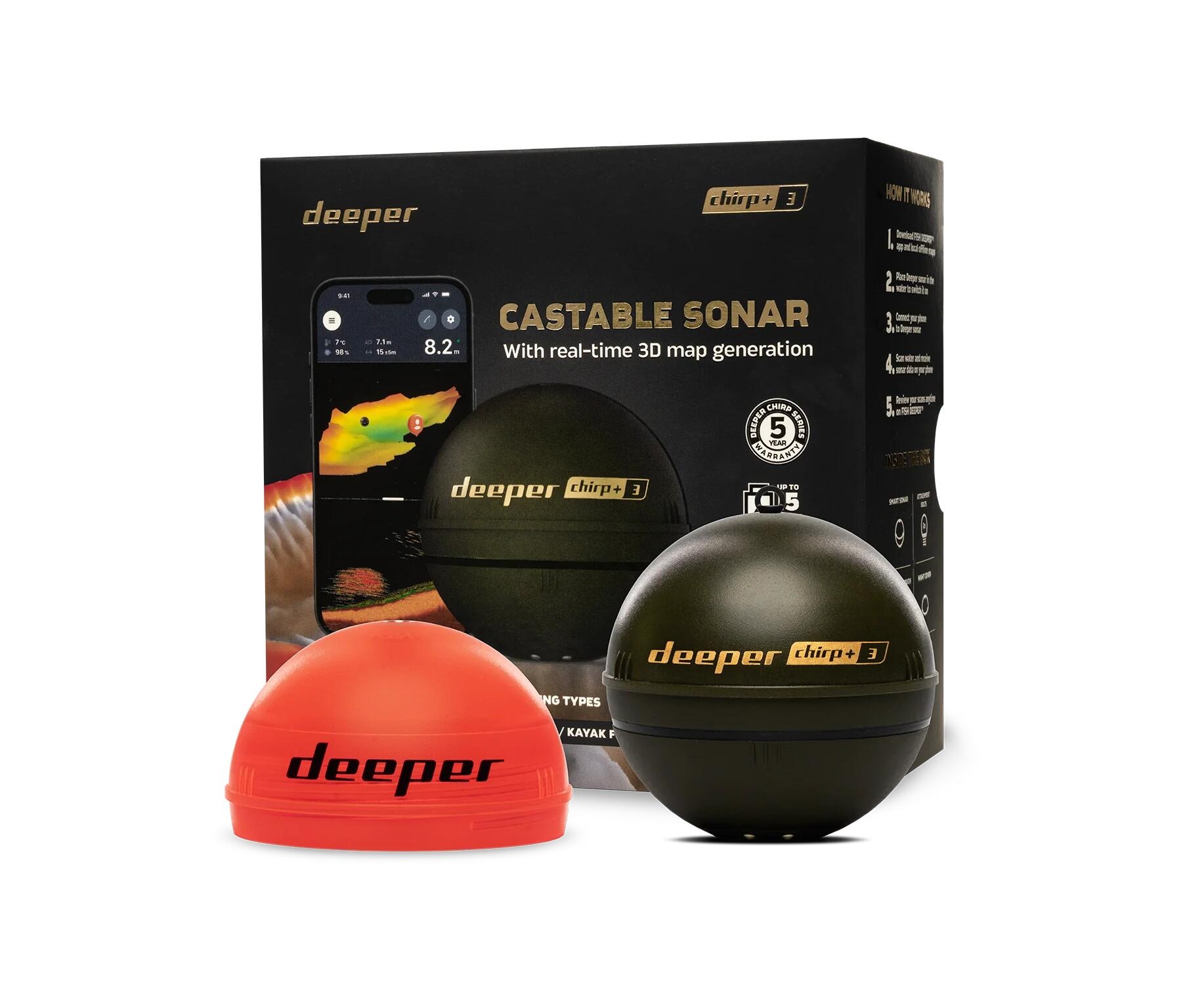 Эхолот Deeper Smart Sonar CHIRP+ 3 - фото