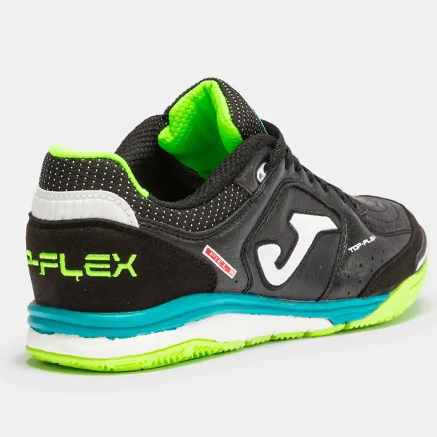 Футзалки Joma Top Flex Rebound 2301, черно-зеленые - фото3