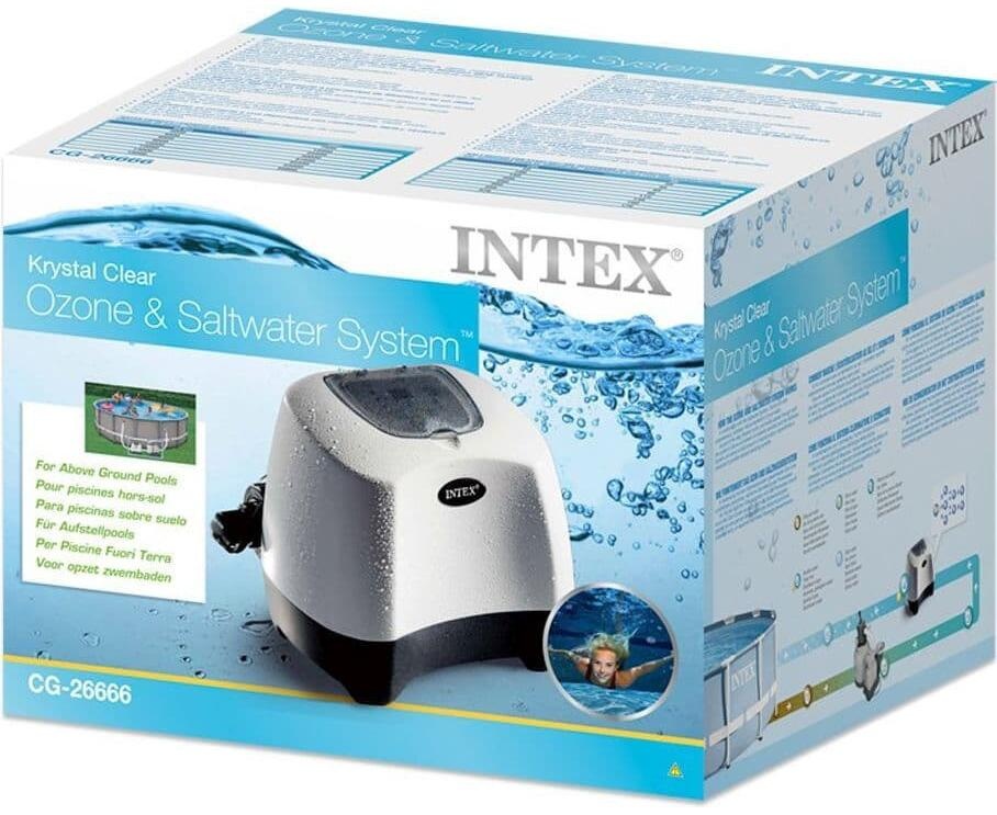 Система санобработки воды в бассейне Intex 26666 Saltwater and ozone (230 вольт) - фото