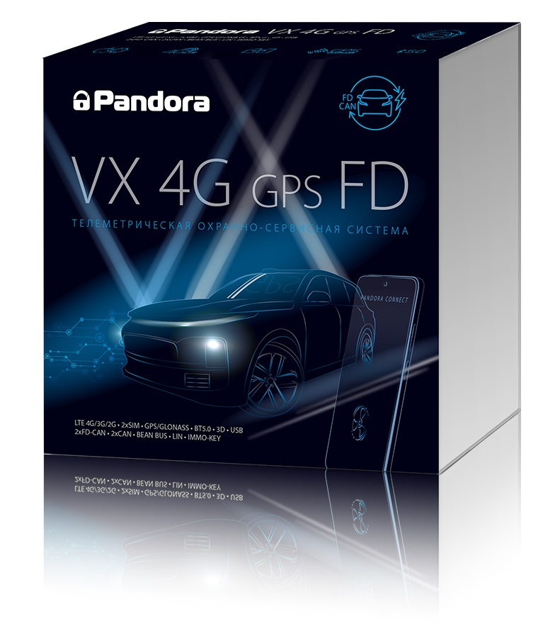 Автосигнализация Pandora VX 4G GPS FD - фото